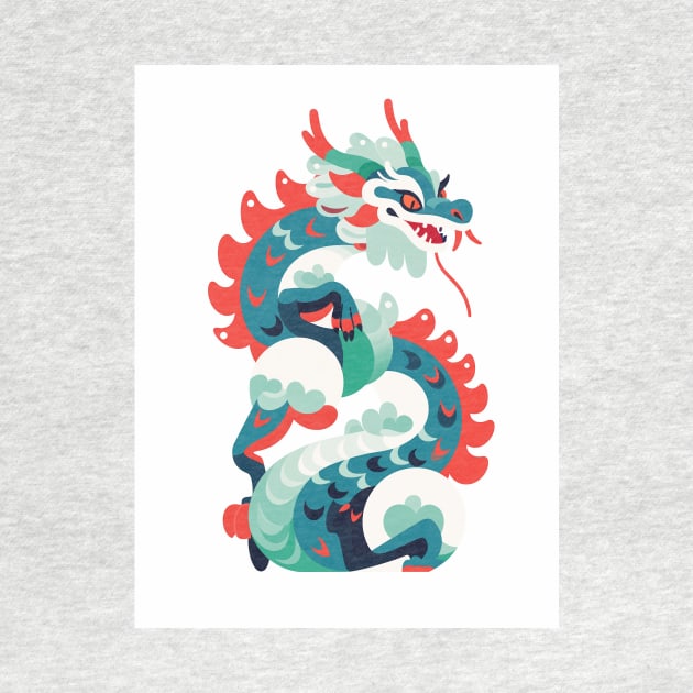 Chinese Zodiac Dragon by saveasART